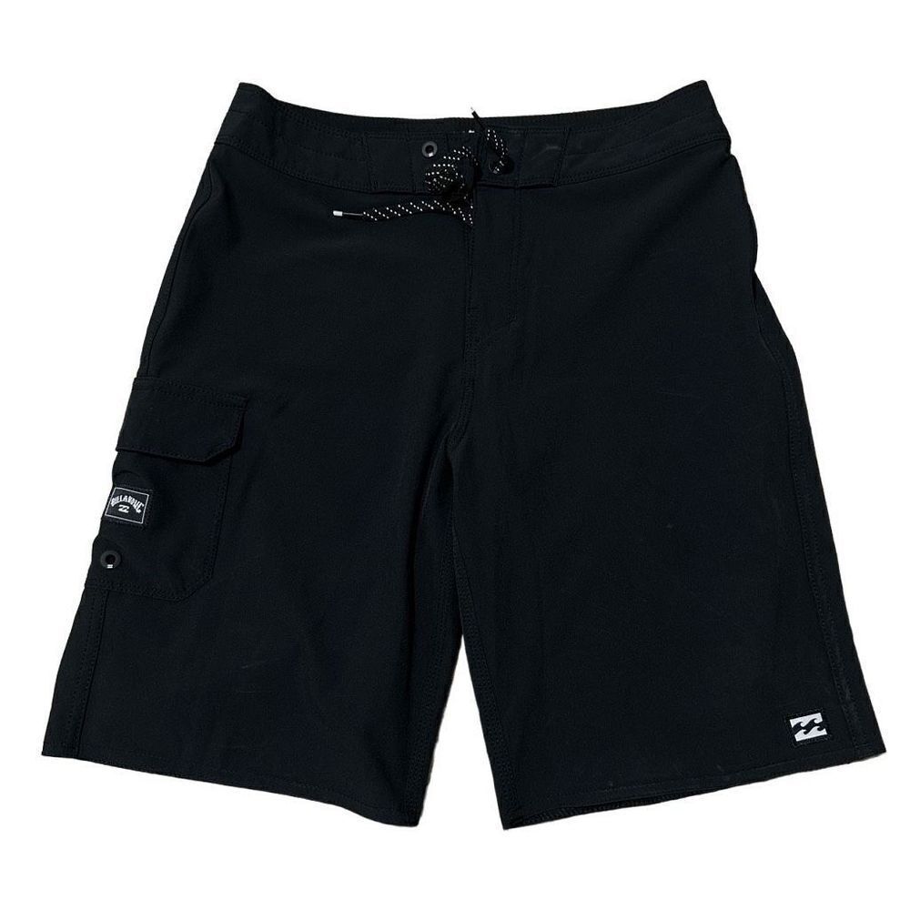 Billabong black shorts size 25.  A454